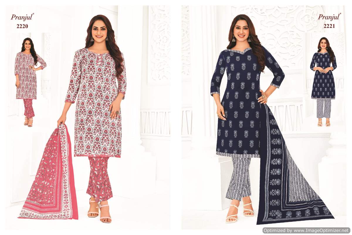 Priyanka Vol 22 By Pranjul Cotton Printed Readymade Dress Wholesale Shop In Surat
